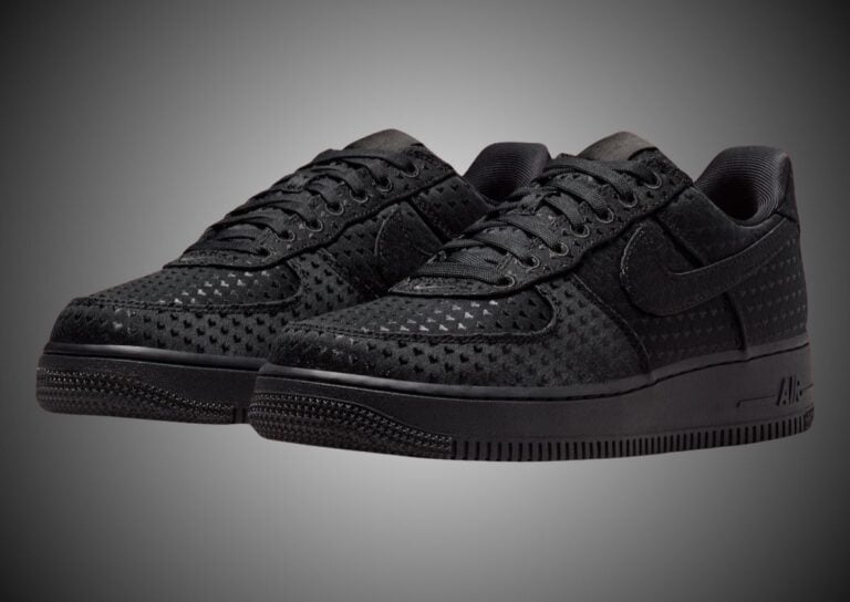 Nike Air Force 1 Low Valentines Day Triple Black IQ9965-001