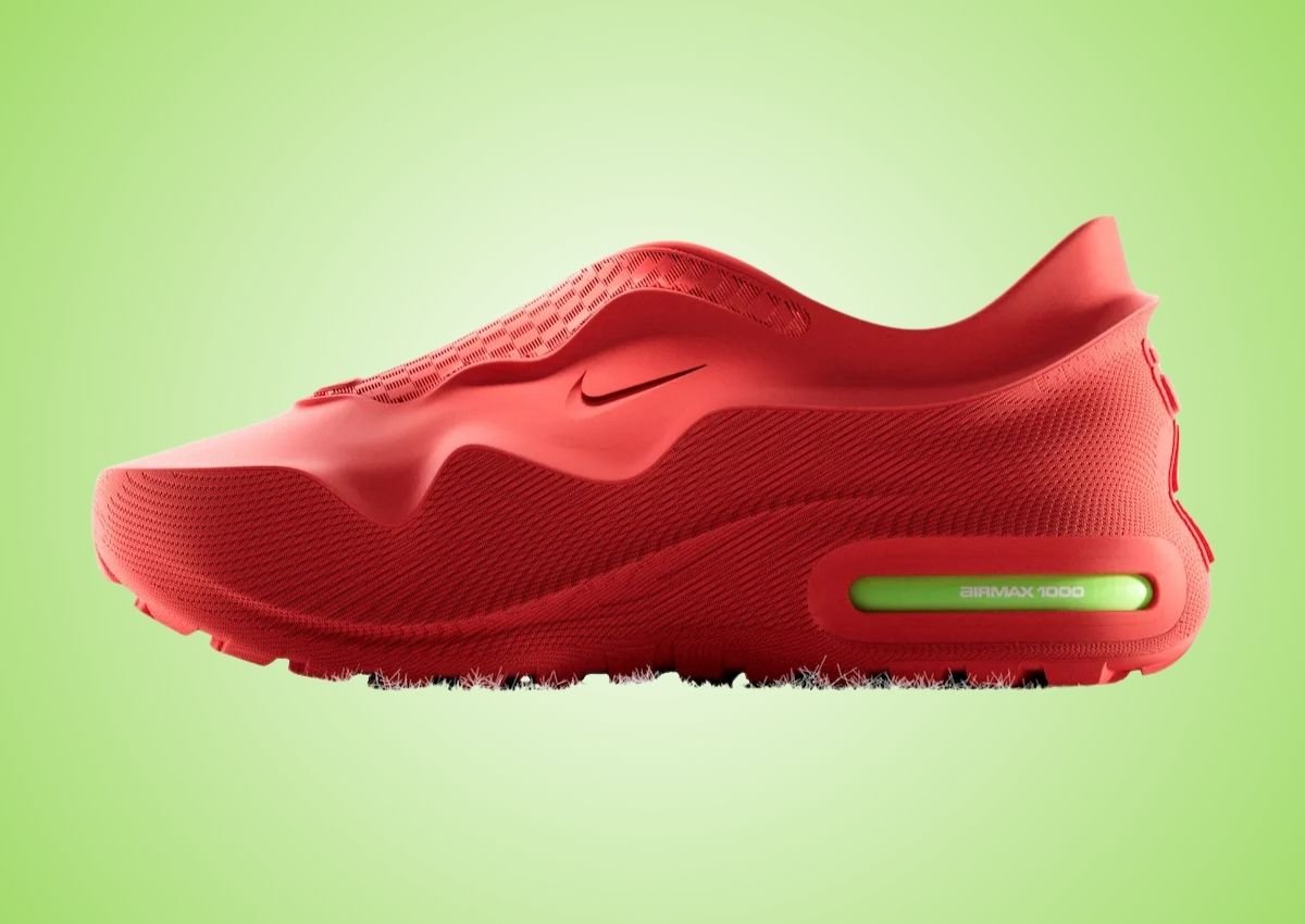 Nike Air Max 1000 “Red Atomic Green” Releases December 2025