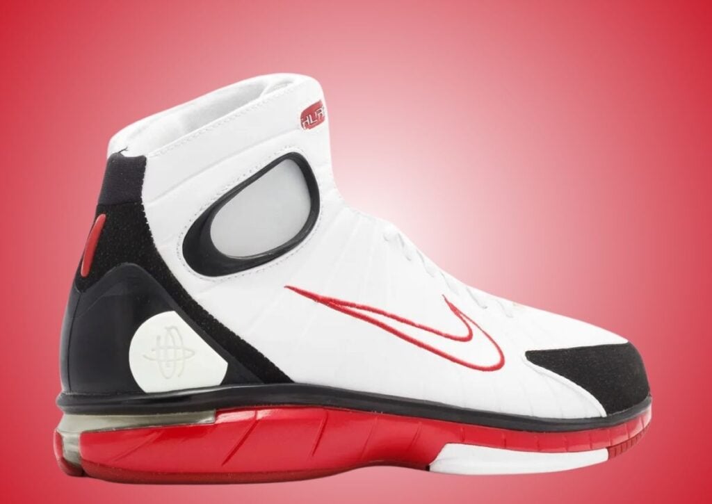 Nike Air Zoom Huarache 2K4 White Varsity Red Black 2026 IV3782-100