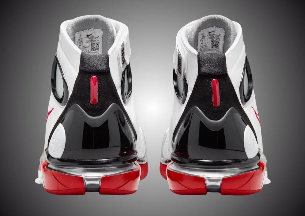 Nike Hurache 2K4 White Varsity Red Black IV3782-100