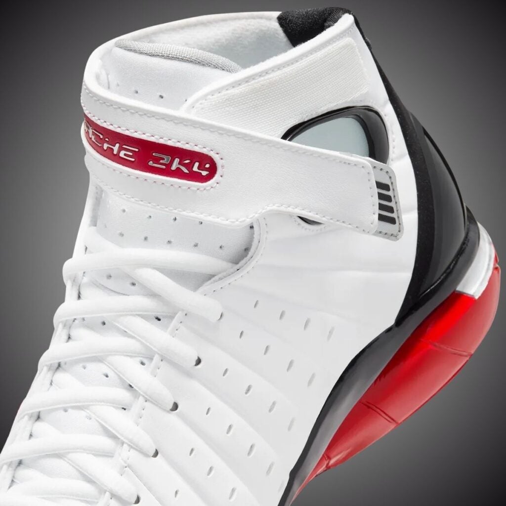 Nike Hurache 2K4 White Varsity Red Black IV3782-100