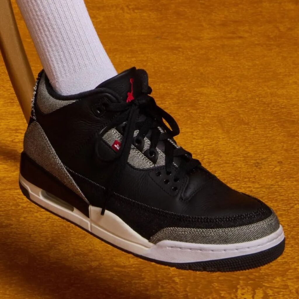 Spike Lee Levis Air Jordan 3 Black Denim