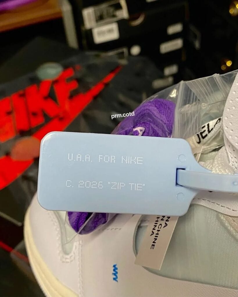 Virgil Abloh Archive Off-White Air Jordan 1 Alaska Shoxbox Packaging