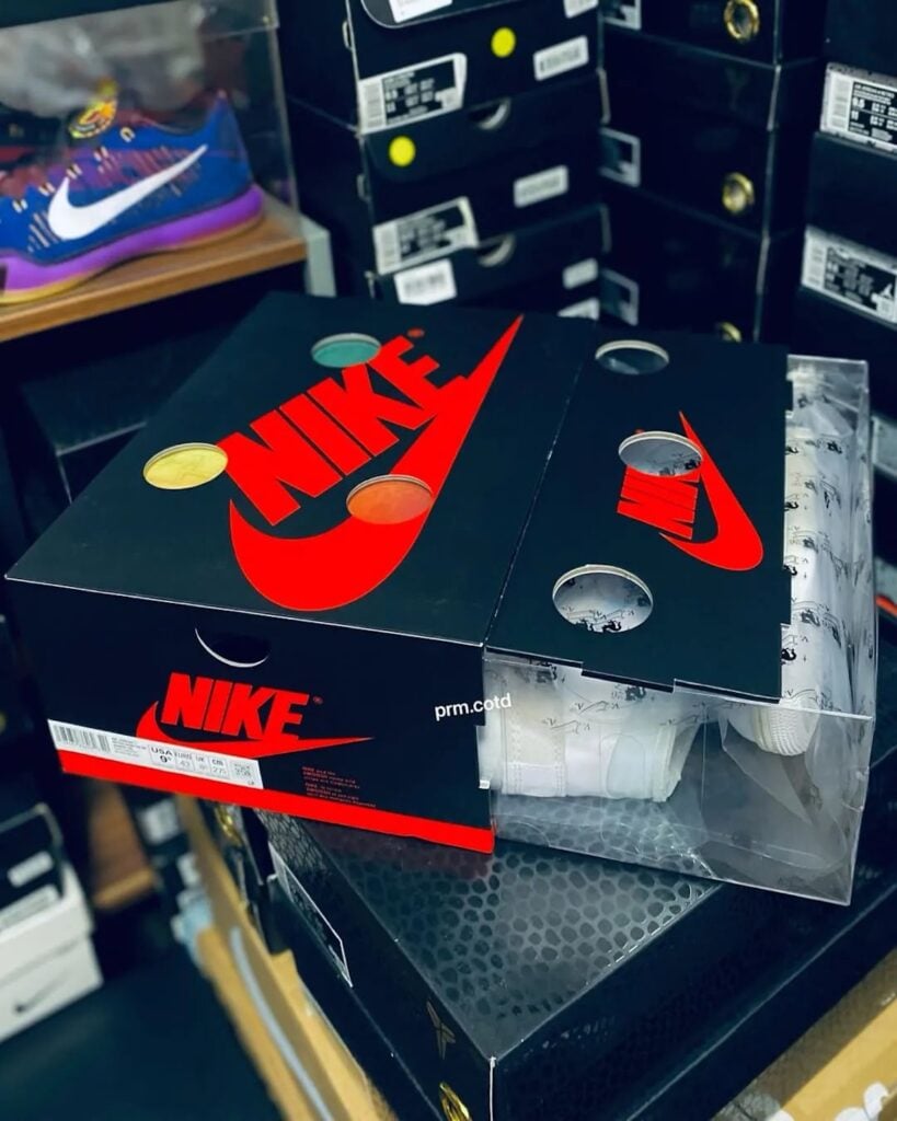 Virgil Abloh Archive Off-White Air Jordan 1 Alaska Shoxbox Packaging