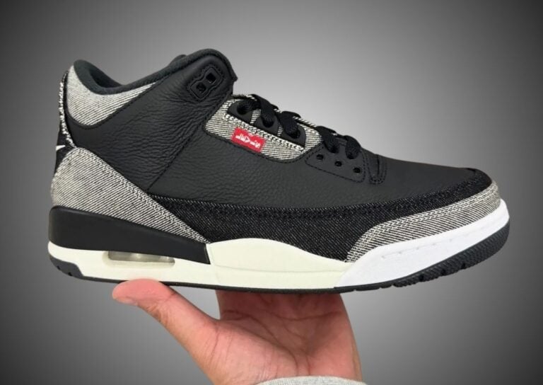 Levis Air Jordan 3 Black Denim 2026 IR0914-400