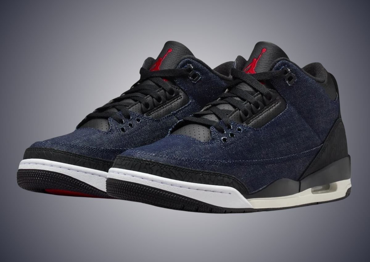 denim nike air jordan iii shoes