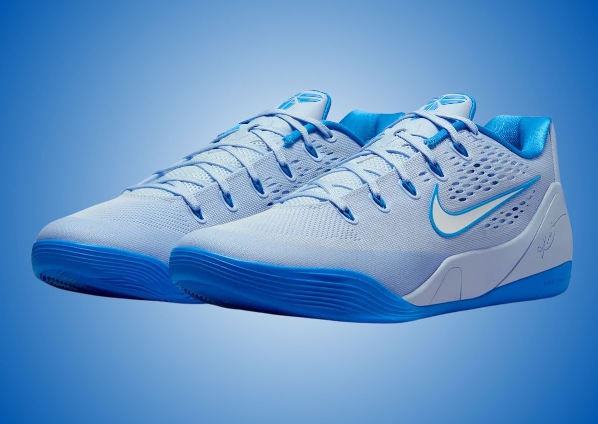 Nike Kobe 9 EM Low Protro “Hydrogen Blue” Releases February 2026