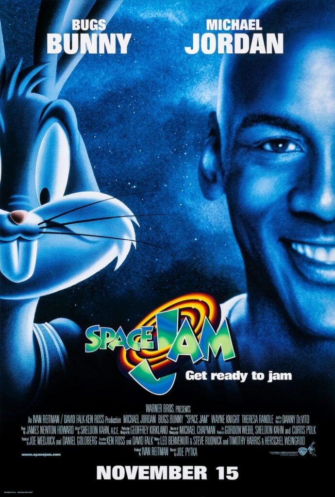 Original Space Jam Movie Poster 1996
