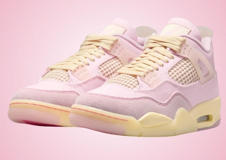 Air Jordan 4 Pink Denim Iced Carmine IB6716-600