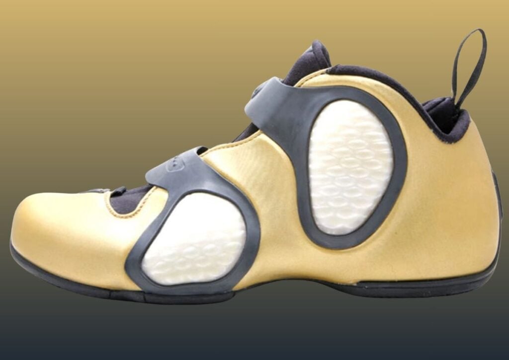 Nike Air Flightposite 3 Metallic Gold