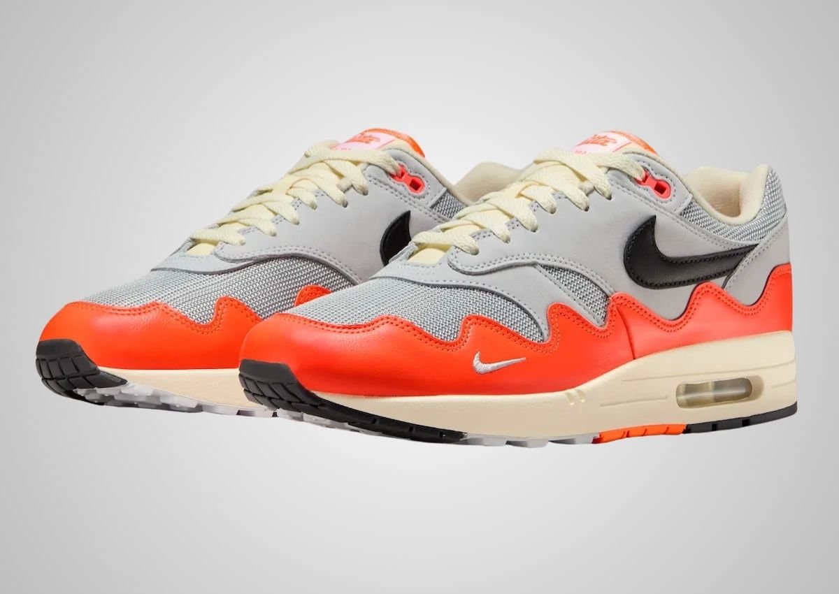 Patta x Nike Air Max 1 Waves “Hyper Crimson” Releases March 2026