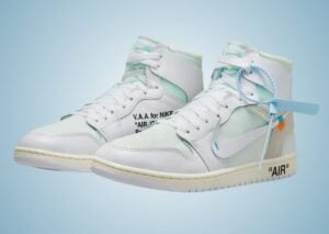 Virgil Abloh Archive Air Jordan 1 High OG Alaska AA3834-100