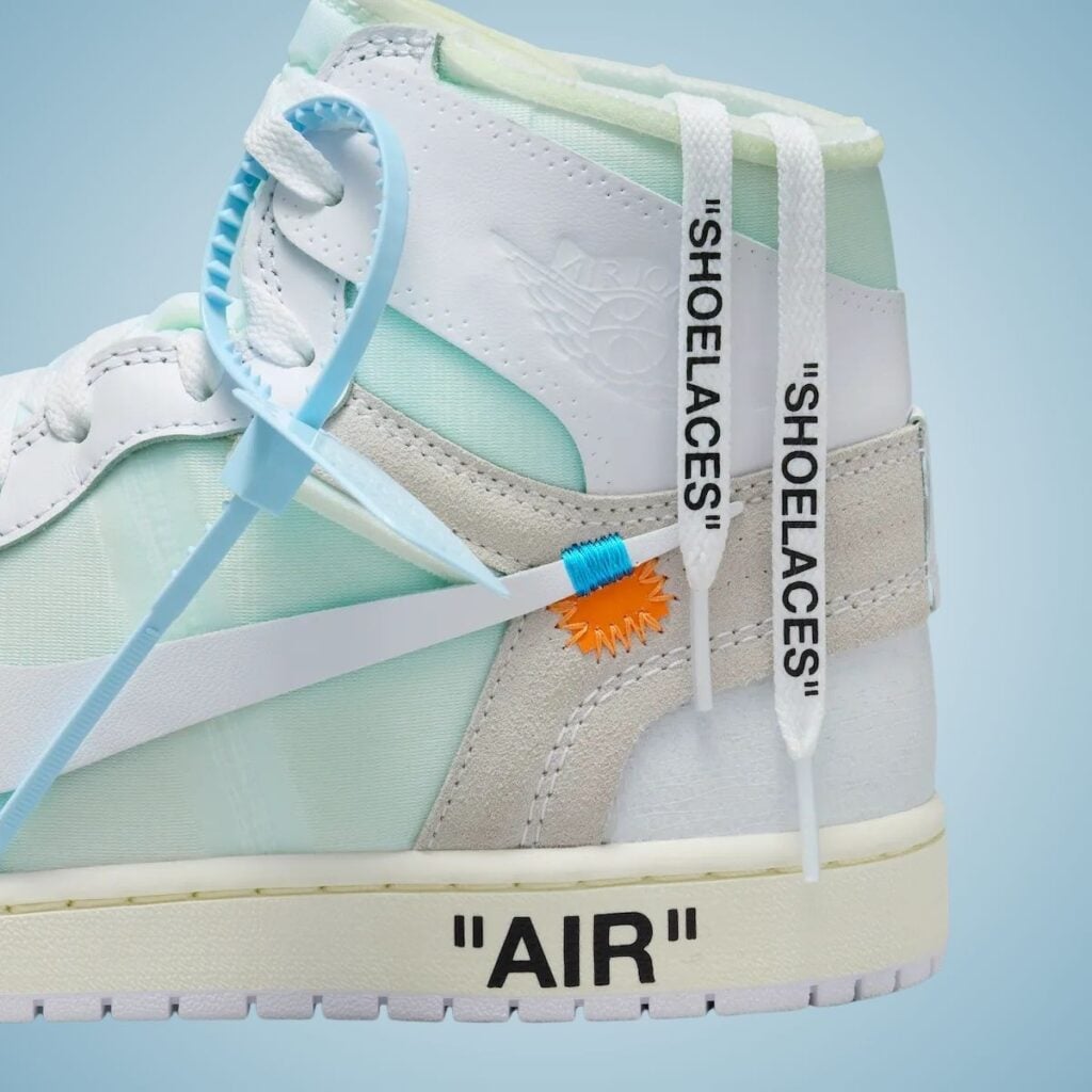 Virgil Abloh Archive Air Jordan 1 High OG Alaska AA3834-100