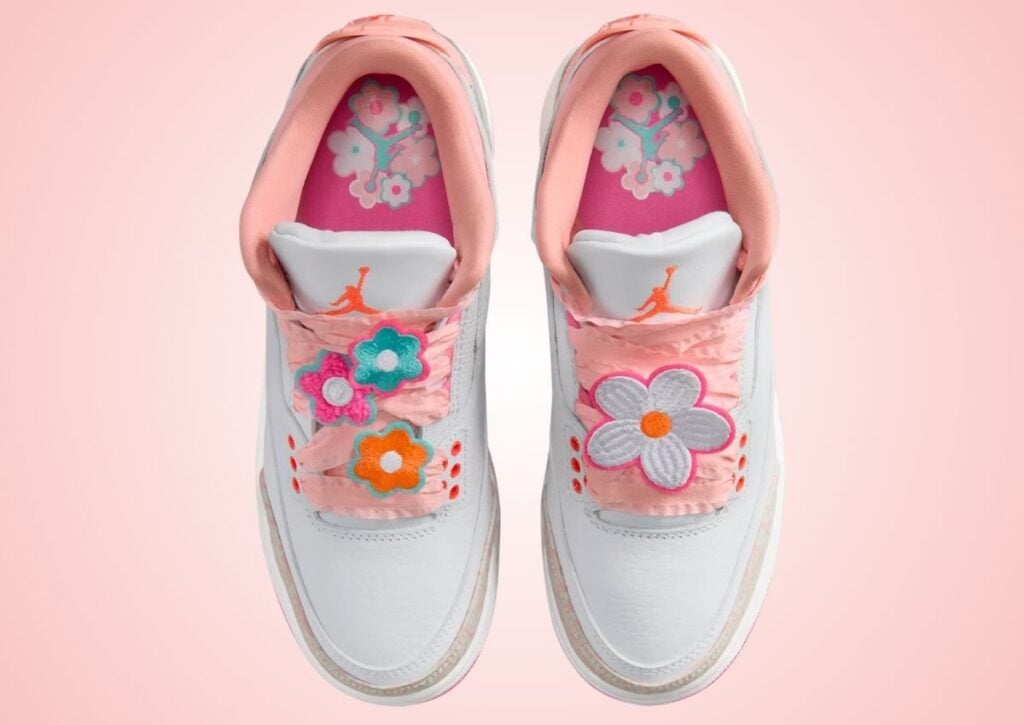 Air Jordan 3 Spring Flowers Pink Bloom II0599-600