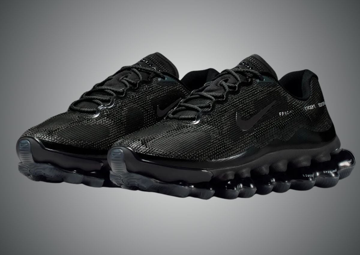 Fragment x Nike Air Liquid Max “Black” Releases April 2026