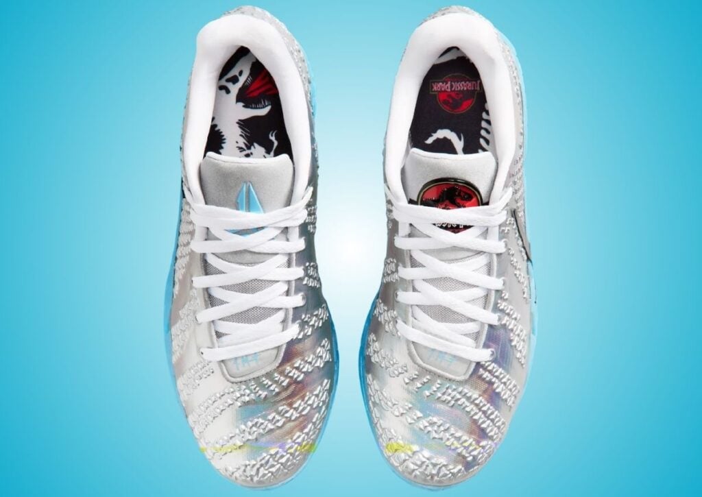 Jurassic Park Nike Ja 3 Metallic Silver IU7240-002