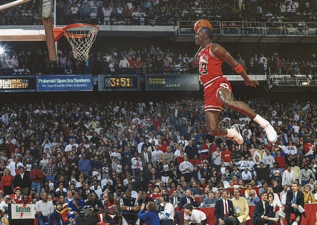 Michael Jordan 1988 Slam Dunk Contest