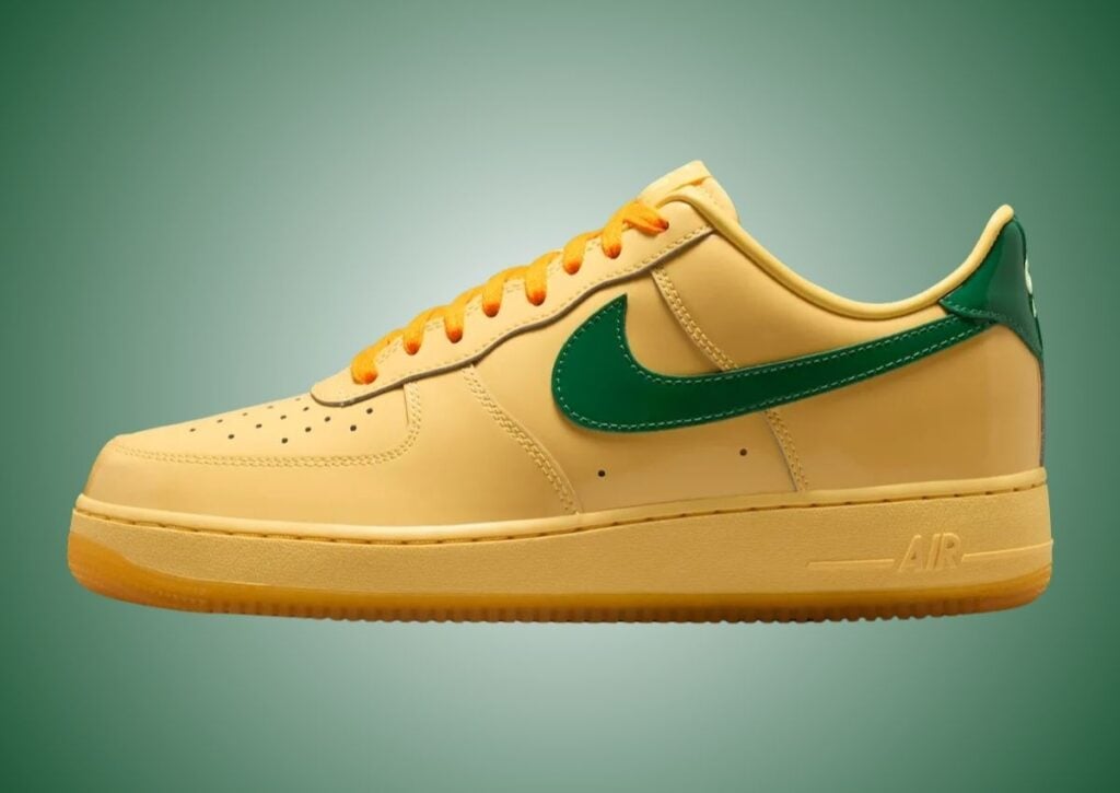 Nike Air Force 1 Low Patent Topaz Gold IO4489-700