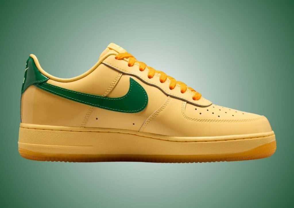 Nike Air Force 1 Low Patent Topaz Gold IO4489-700