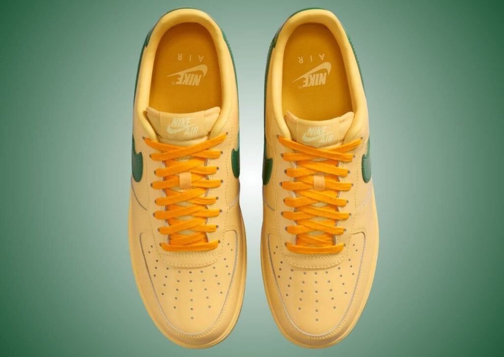 Nike Air Force 1 Low Patent Topaz Gold IO4489-700
