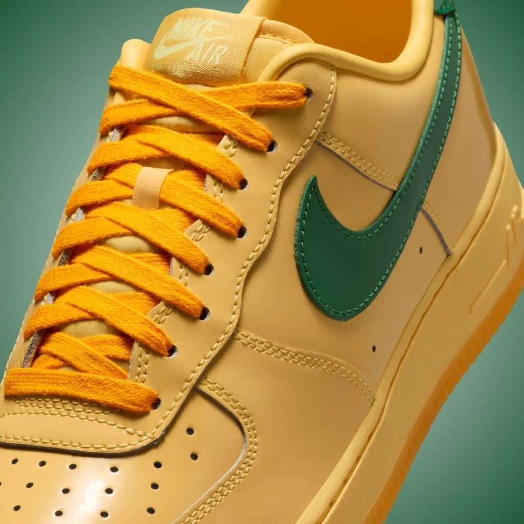 Nike Air Force 1 Low Patent Topaz Gold IO4489-700