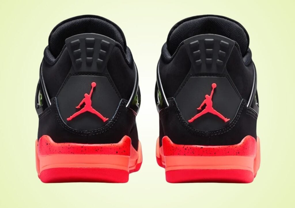 Air Jordan 4 Black Bright Mango Volt Infrared 23 II1271-001