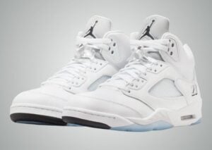 Air Jordan 5 White Metallic Silver HQ7978-103 Release Info