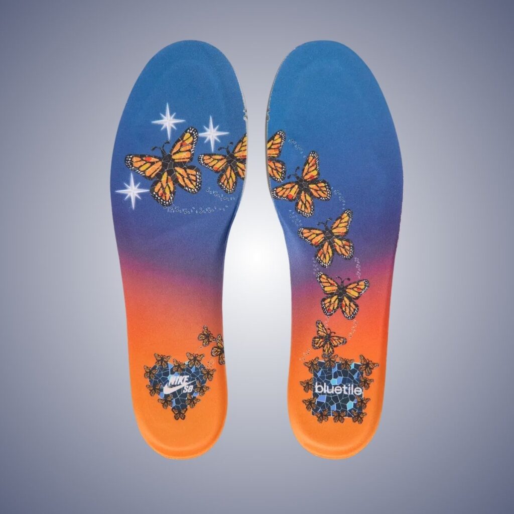 Bluetile Nike SB Dunk Low Monarch Butterfly IQ1323-001 Release Info