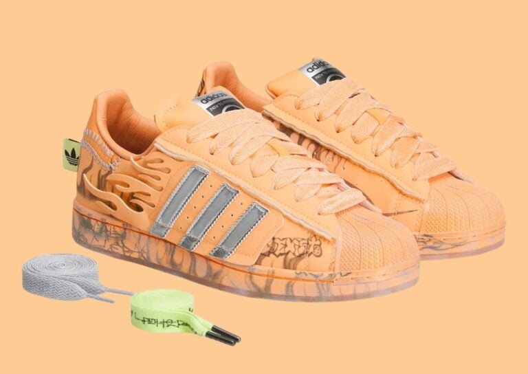 Hellstar adidas Superstar Hazy Orange LA1501