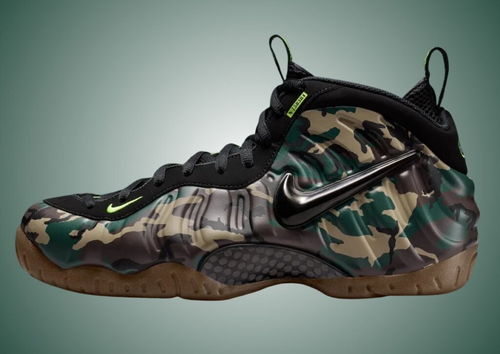 Nike Air Foamposite Pro Green Camo IM5204-001 Release Info