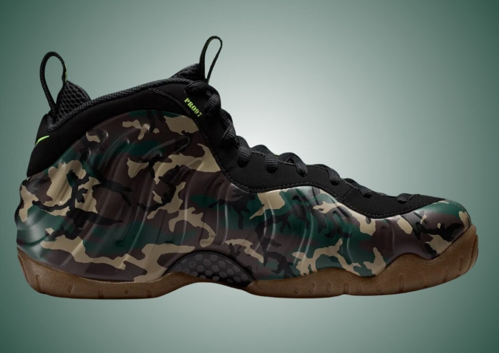 Nike Air Foamposite Pro Green Camo IM5204-001 Release Info