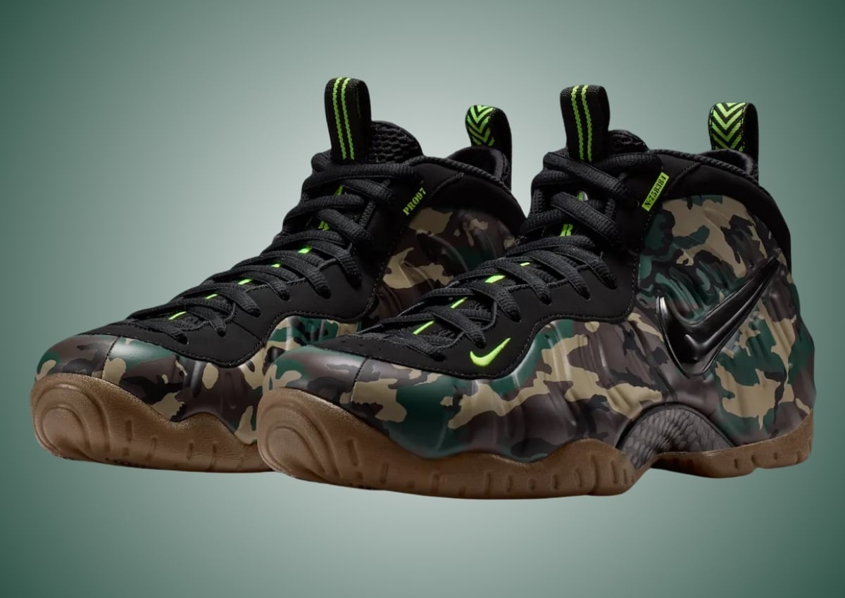 Nike Air Foamposite Pro “Green Camo” Returns September 2026