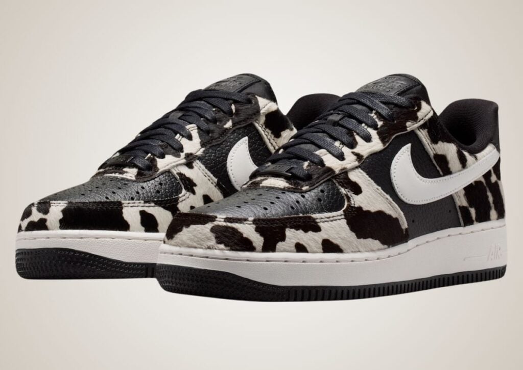 Nike Air Force 1 Low Black Cow Print IO0442-001