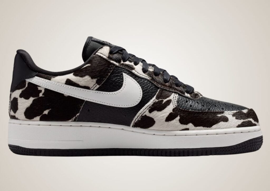 Nike Air Force 1 Low Black Cow Print IO0442-001