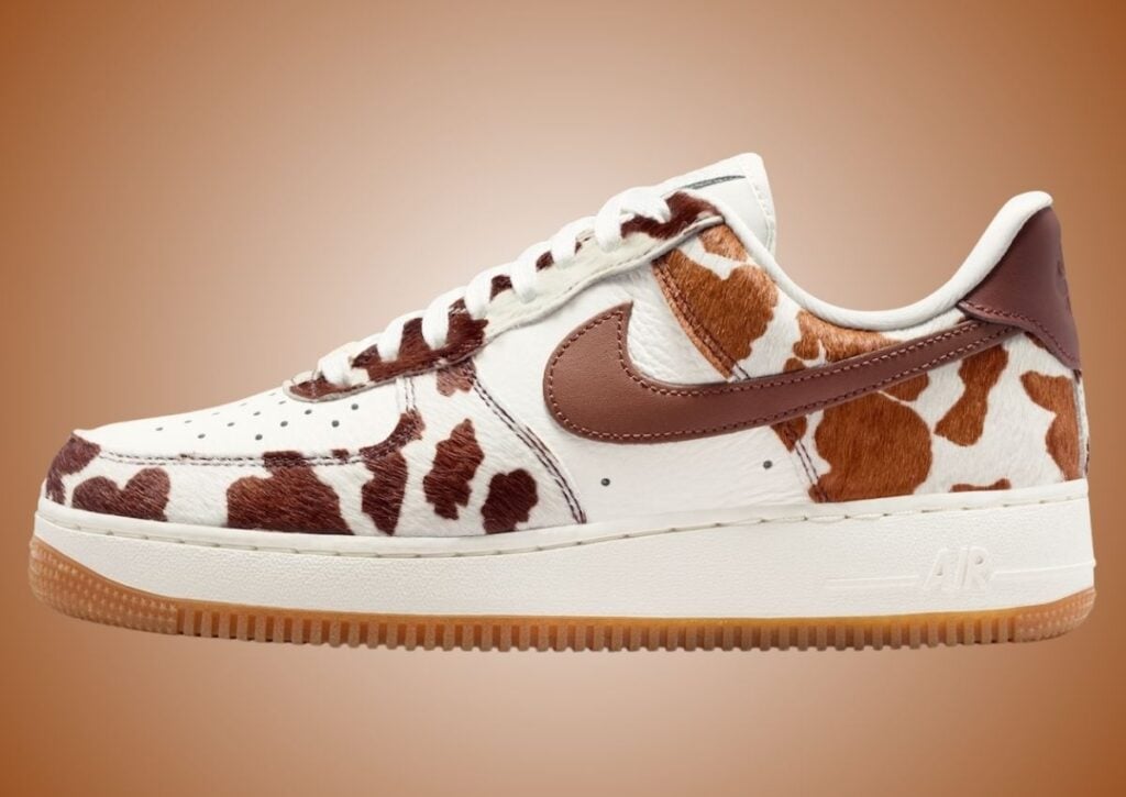 Nike Air Force 1 Low Cow Print Brown IO0442-200