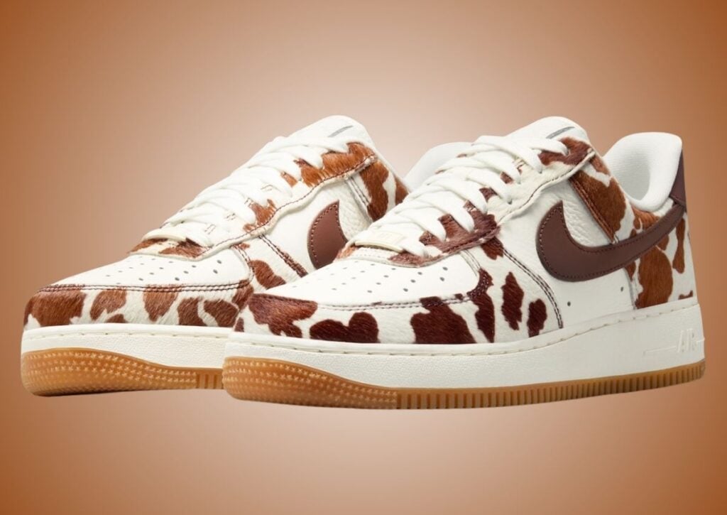 Nike Air Force 1 Low Cow Print Brown IO0442-200