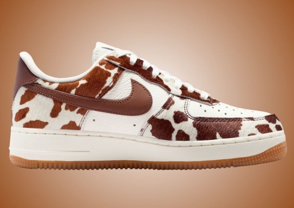 Nike Air Force 1 Low Cow Print Brown IO0442-200