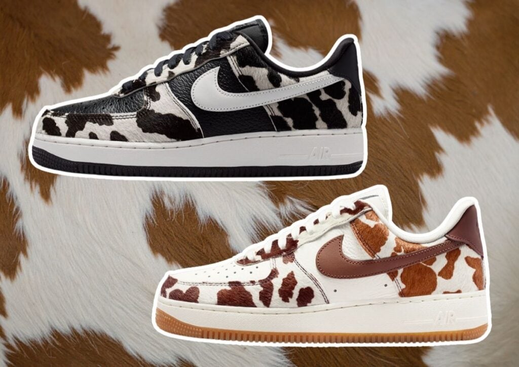 Nike Air Force 1 Low Cow Print Pack IO0442-001 IO0442-200 2026