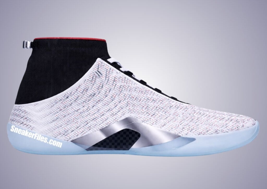 Air Jordan 41 White Metallic Silver Black Infrared HV6474-100