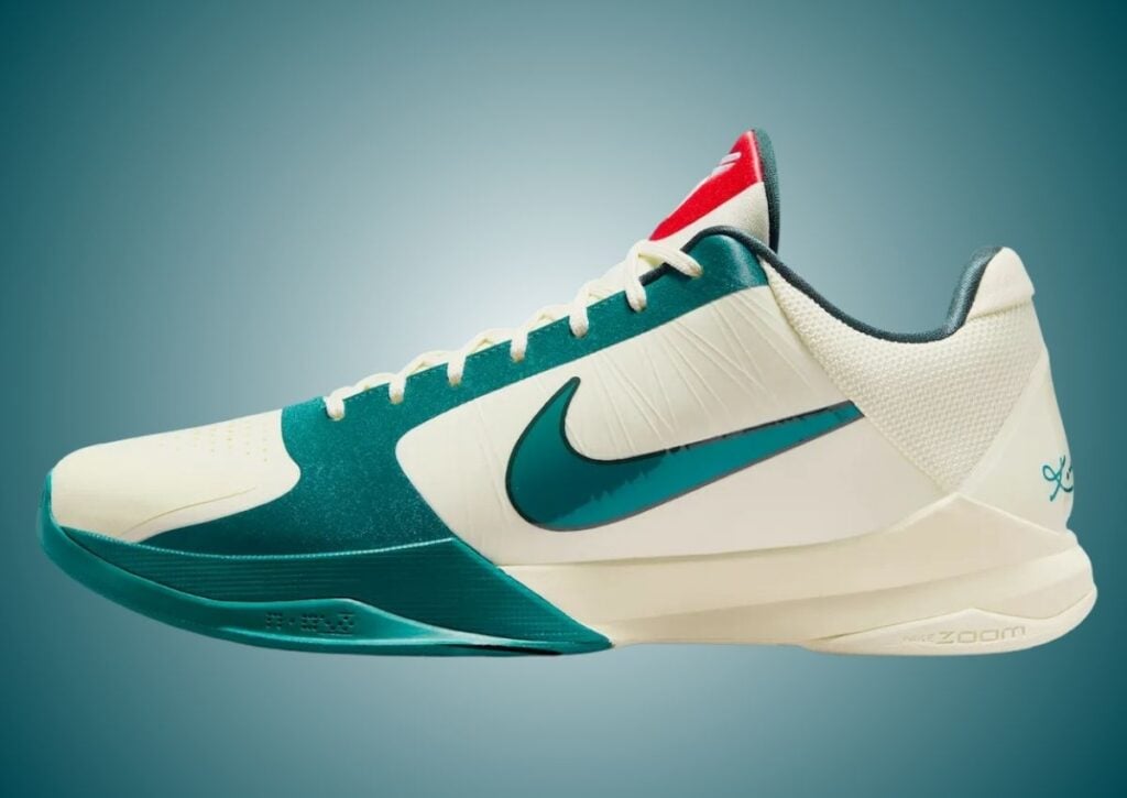 Caitlin Clark Nike Kobe 5 Protro Scrabble Coconut Milk Spruce IZ1852-100