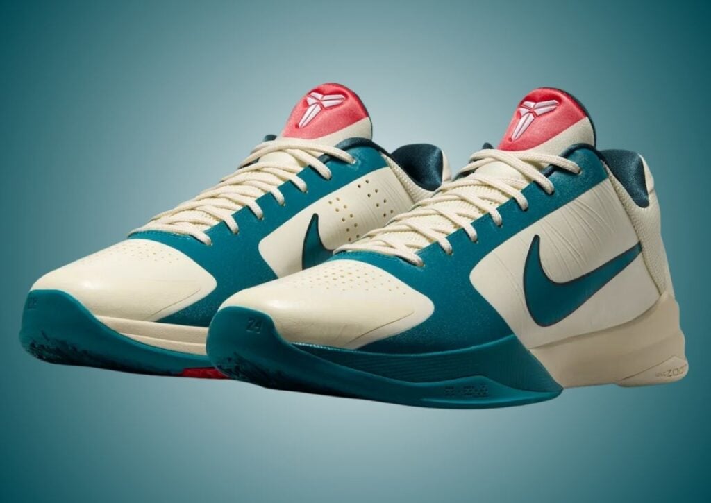 Caitlin Clark Nike Kobe 5 Protro Scrabble Coconut Milk Spruce IZ1852-100