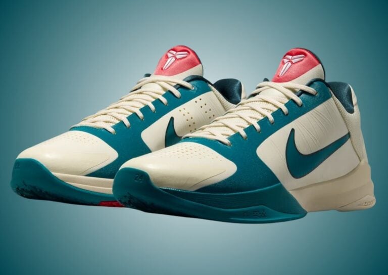 Caitlin Clark Nike Kobe 5 Protro Scrabble Coconut Milk Spruce IZ1852-100