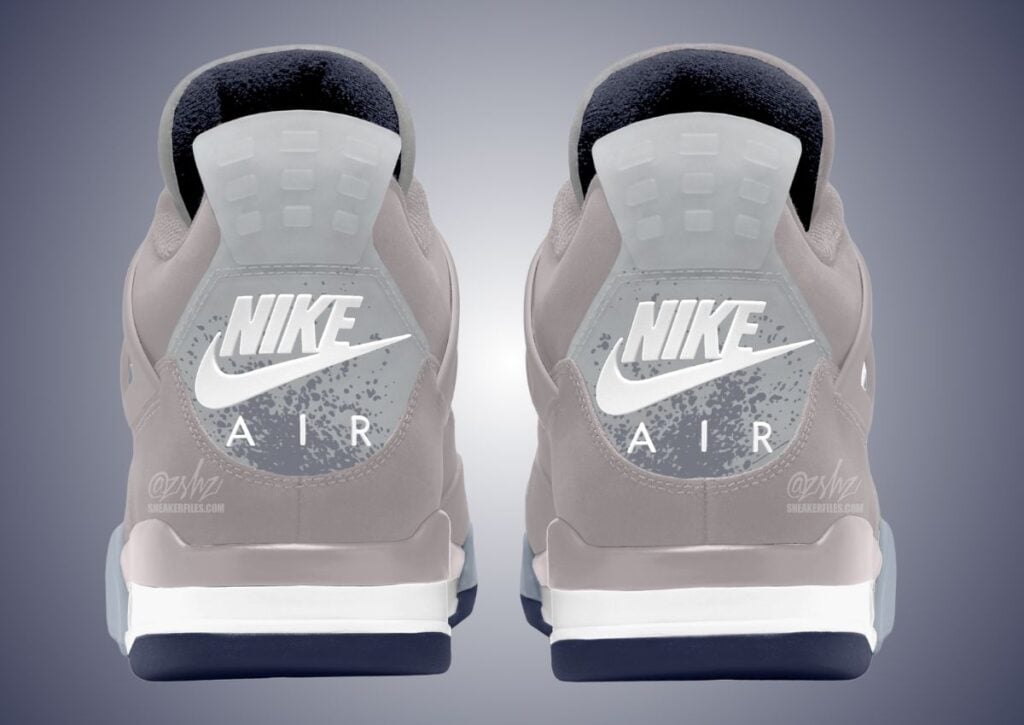 Georgetown Air Jordan 4 2027 Heel