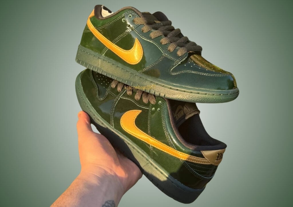 Nike SB Dunk Low Green Patent IQ0431-300