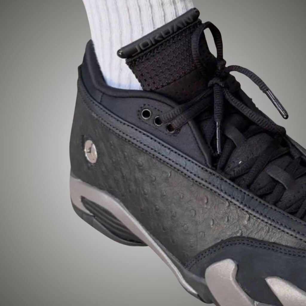 Air Jordan 14 Low Black Ostrich Pack IZ3884-001