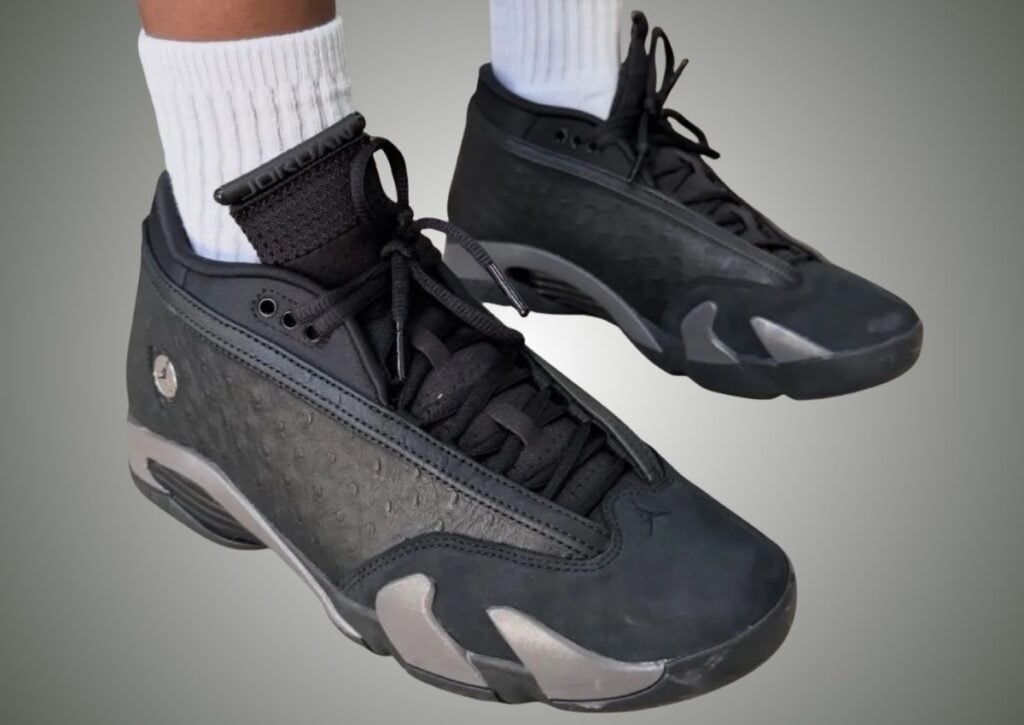 Air Jordan 14 Low Black Ostrich Pack IZ3884-001