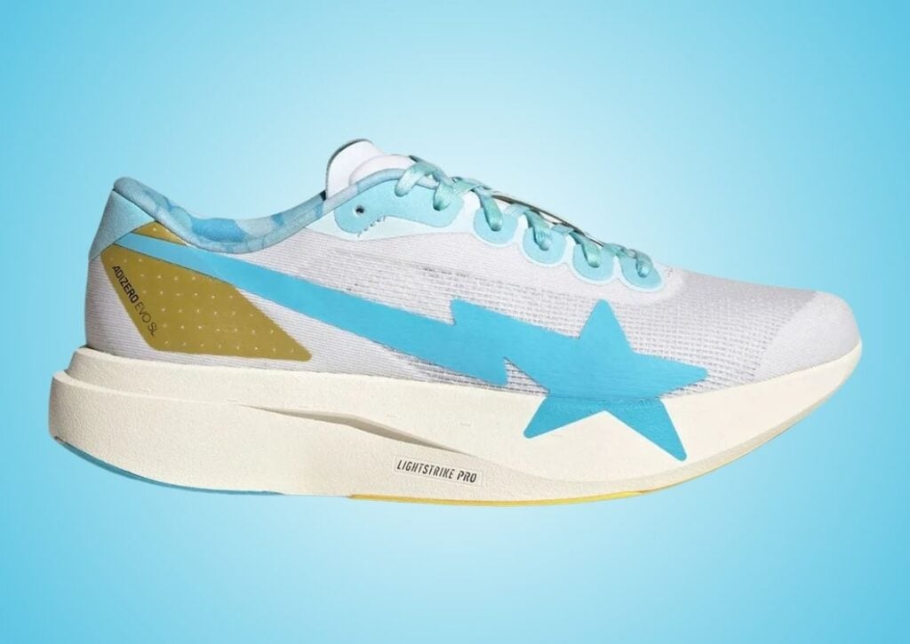 BAPE adidas EVO SL KJ5751 Blue Pink