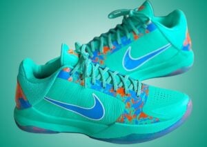 Jalen Brunson Nike Kobe 5 Protro NY vs NY Menta Blue Glow Orange Horizon IX1200-300