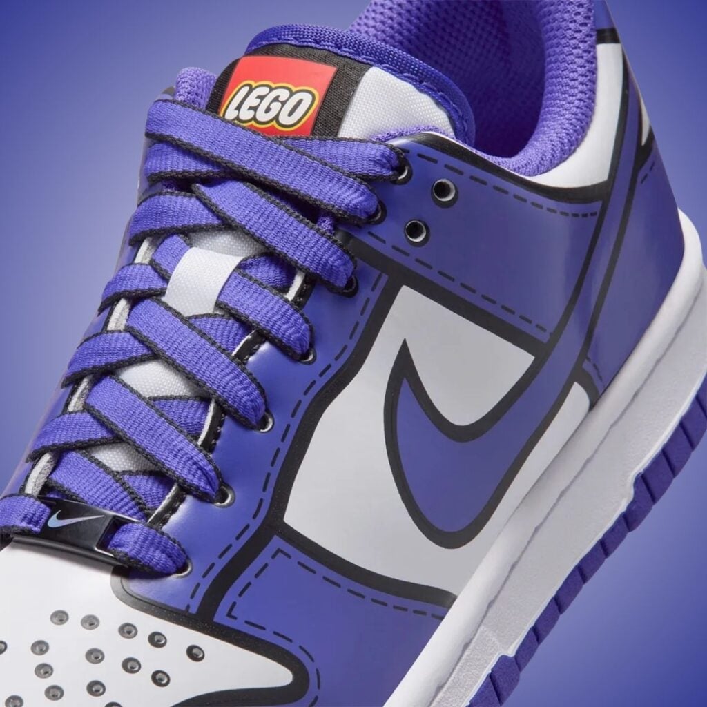 LEGO Nike Dunk Low Bright Concord IF2117-102