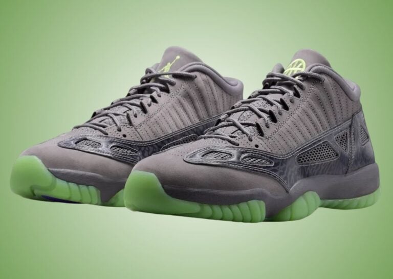Quai 54 Air Jordan 11 Low IE Gunsmoke IR2368-001
